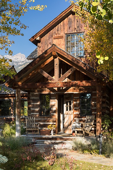 Front Exterior - Shooting Star Cabin 11 - Teton Village, WY - Luxury Villa Rental