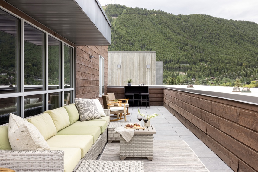 Patio - Penthouse on Glenwood 403 - Jackson Hole, WY - Luxury Villa Rental