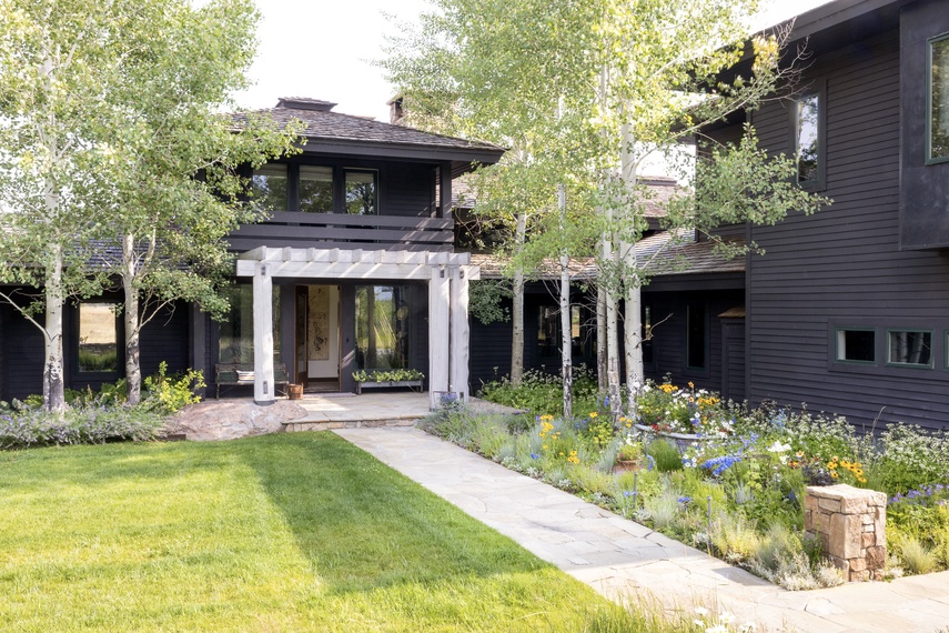 Front Exterior - Retreat on the Creek - Jackson Hole, WY - Luxury Villa Rental