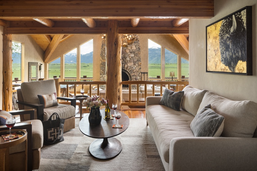 Sitting Area - Home on the Range - Jackson Hole, WY - Luxury Villa Rental