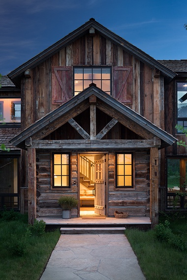 Front Entry - Four Pines 12 - Teton Village, WY - Luxury Villa Rental