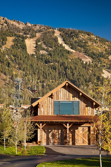 Front Exterior - Fish Creek Lodge 02 - Teton Village, WY - Luxury Cabin Rental