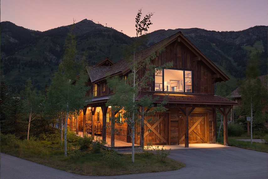 Front Exterior - Lodge at Shooting Star 03 - Teton Village, WY - Luxury Villa Rental