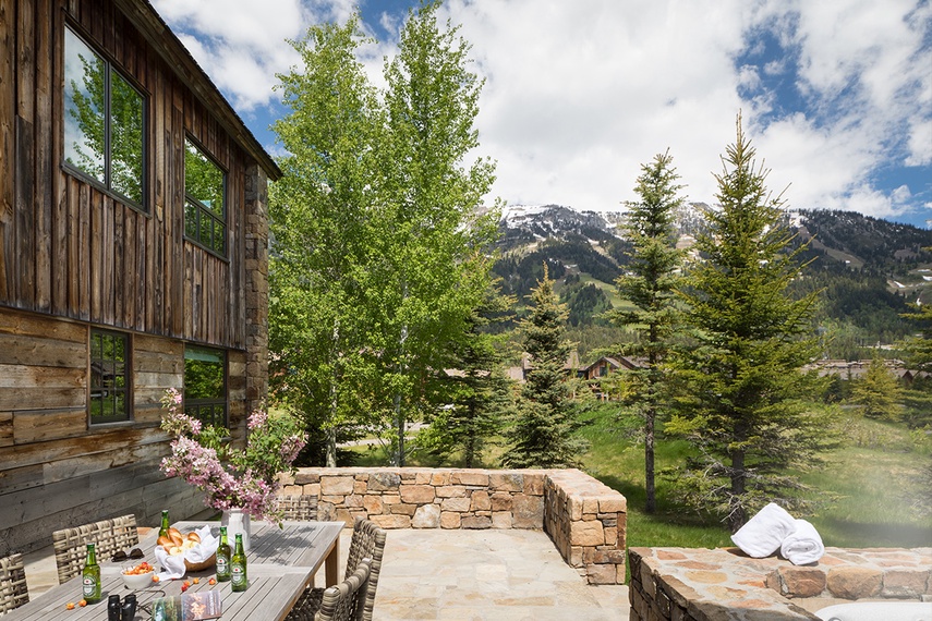 Outdoor Dining - Shooting Star Cabin 02 - Teton Village, WY - Luxury Villa Rental