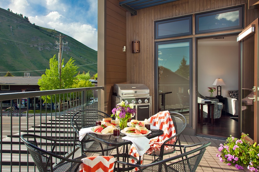 Deck - Pearl at Jackson 203 - Jackson Hole, WY - Luxury Villa Rental
