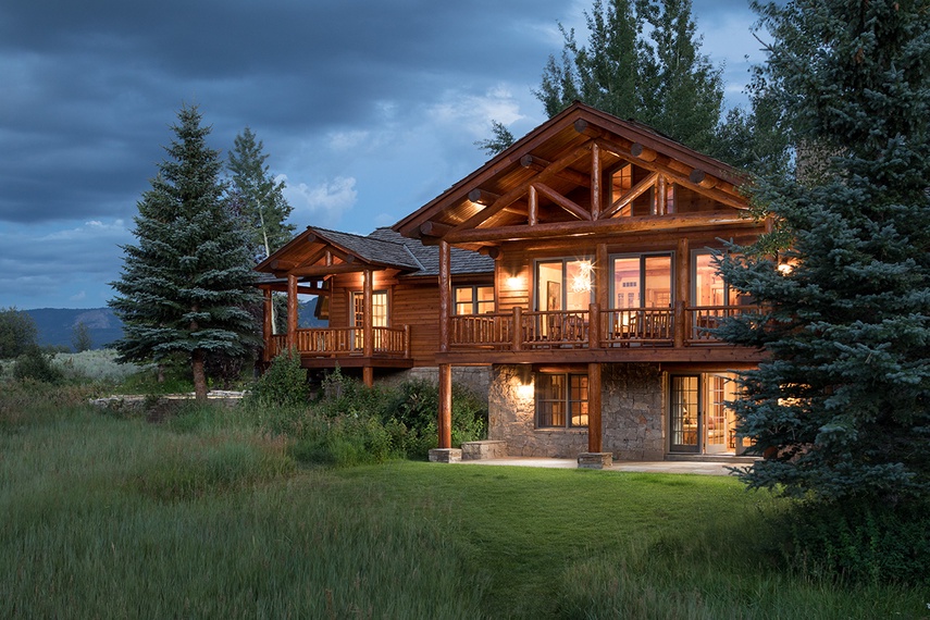 Exterior- Two Elk Lodge  - Jackson Hole, WY - Luxury Villa Rental