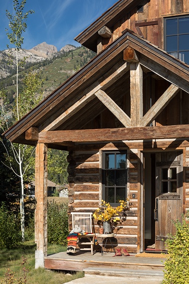 Front Door - Four Pines 07 - Teton Village, WY - Luxury Villa Rental