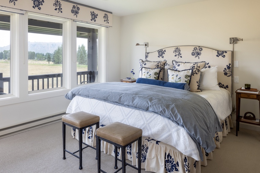 Guest Bedroom 1 - Retreat on the Creek - Jackson Hole, WY - Luxury Villa Rental