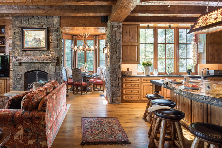 Kitchen - Royal Wulff Lodge - Jackson Hole, WY - Private Luxury Villa Rental