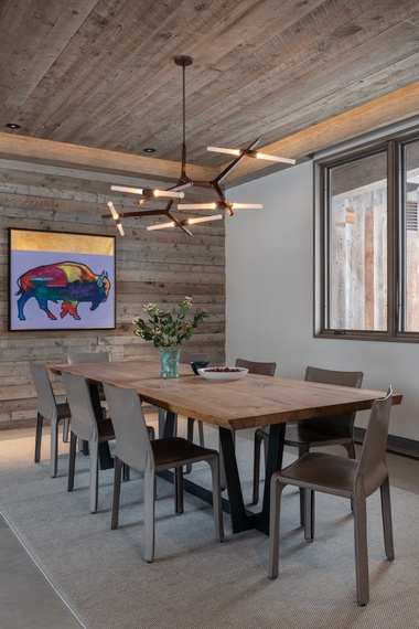 Dining - Randonnée Lodge - Teton Village, WY - Luxury Villa Rental