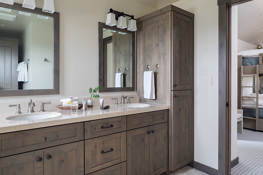 Guest Bathroom - Four Pines 08 - Teton Village, WY - Luxury Villa Rental