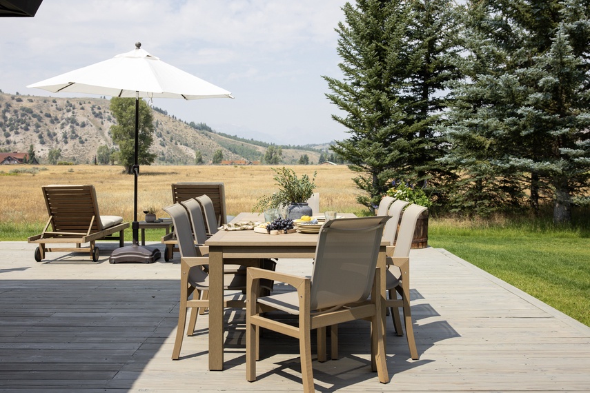 Deck - Retreat on the Creek -  Jackson Hole, WY - Luxury Villa Rental
