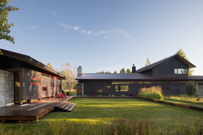 Main House and Guest House - Wilderness Meadow - Jackson Hole, WY - Private Luxury Villa Rental