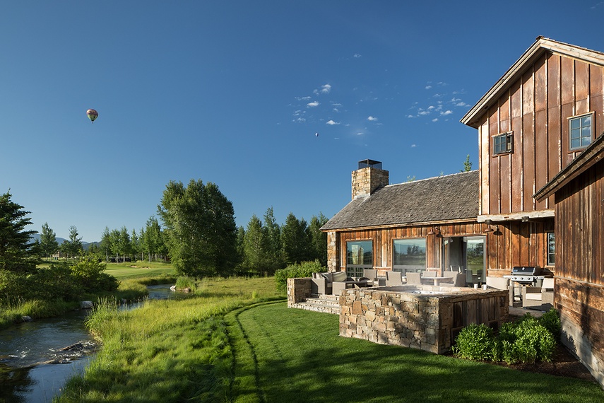 Back Exterior - Shooting Star Cabin 04 - Teton Village, WY - Luxury Villa Rental