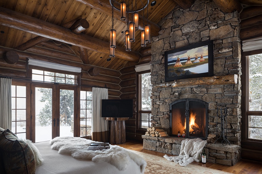 Primary Bedroom - Phillips Ridge - Jackson, WY - Luxury Villa Rental