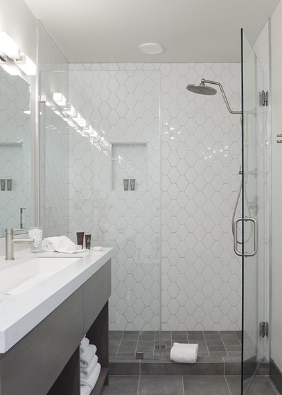 Primary Bathroom - Penthouse on Glenwood 407 - Jackson Hole, WY - Luxury Villa Rental