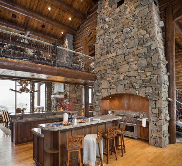 Kitchen - Phillips Ridge - Jackson, WY - Luxury Villa Rental