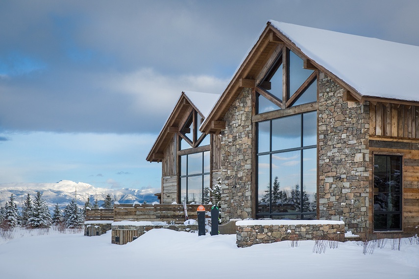 Back Exterior - Fish Creek Lodge 08 - Teton Village, WY - Luxury Villa Rental