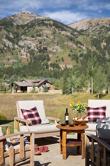 Patio - Four Pines 07 - Teton Village, WY - Luxury Villa Rental
