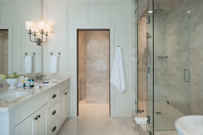 Primary Bathroom - Fish Creek Lodge 11 - Teton Village, WY - Luxury Villa Rental