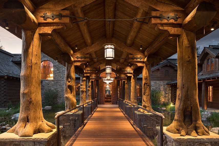 Entry - Royal Wulff Lodge - Jackson Hole, WY - Private Luxury Villa Rental