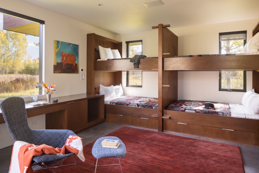 Guest Bedroom 2 - Wilderness Meadow - Jackson Hole, WY - Private Luxury Villa Rental