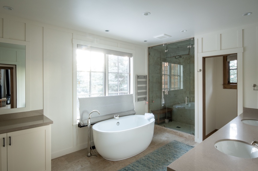 Primary Bathroom - Lodge at Shooting Star West 01 - Teton Village, WY - Luxury Villa Rental