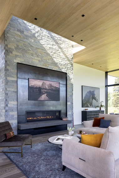 Great Room - Eagle's Vantage - Wilson, Wyoming - Luxury Villa Rental