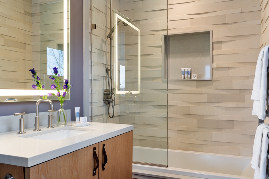 Guest Bathroom 3 - Randonnée Lodge - Teton Village, WY - Luxury Villa Rental