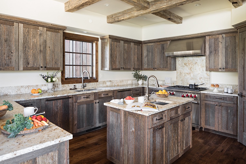 Kitchen - Four Pines 05 - Teton Village, WY - Luxury Villa Rental