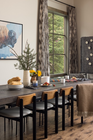 Dining - Fish Creek Lodge 05 - Teton Village, WY - Luxury Villa Rental