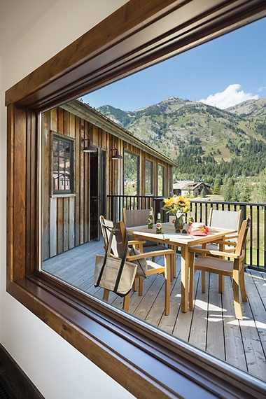 Upper Deck - Four Pines 07 - Teton Village, WY - Luxury Villa Rental