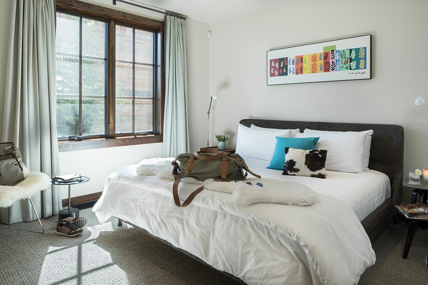 Guest Bedroom 1 - Fish Creek Lodge 11 - Teton Village, WY - Luxury Villa Rental