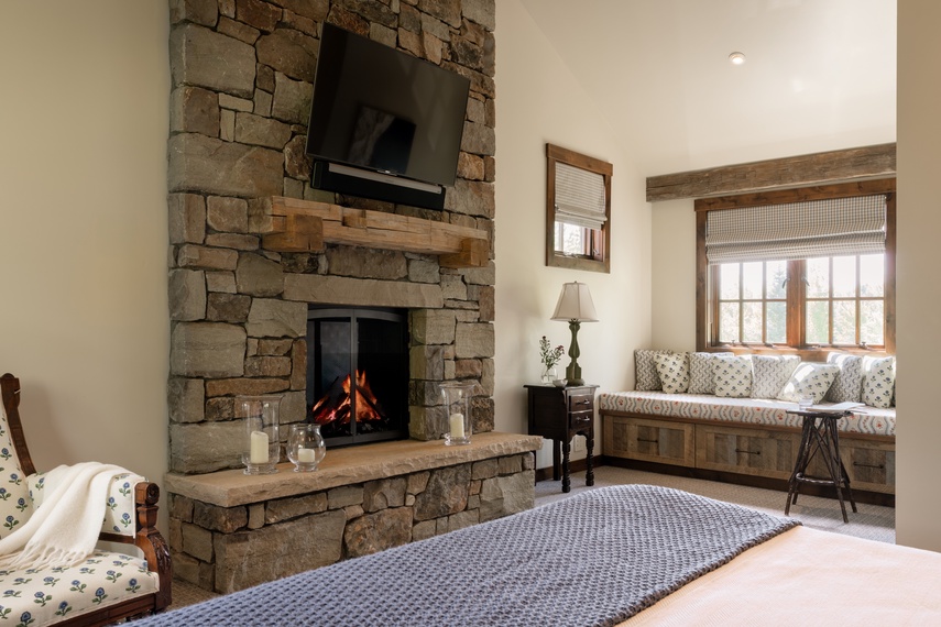 Primary Bedroom - Four Pines 09 - Teton Village, WY - Luxury Villa Rental