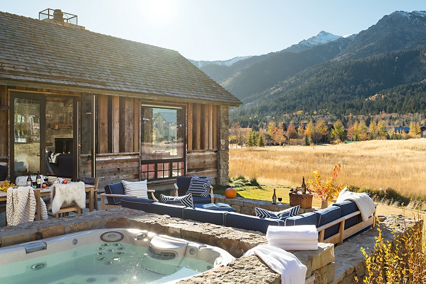 Hot Tub - Four Pines 08 - Teton Village, WY - Luxury Villa Rental