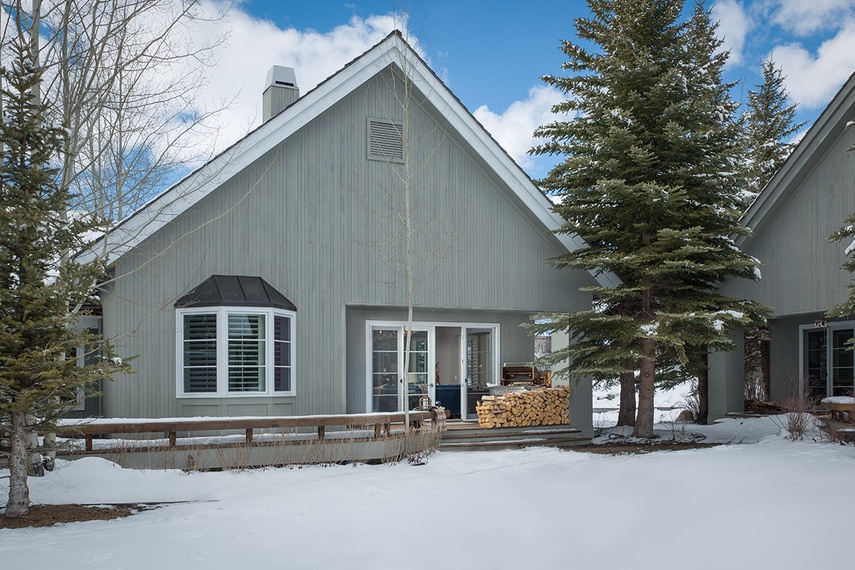 Back Exterior - Pines Garden Home 4140 - Jackson Hole Luxury Villa Rental