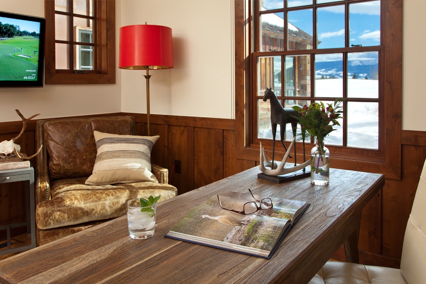 Office - Shooting Star Cabin 04 - Teton Village, WY - Luxury Villa Rental