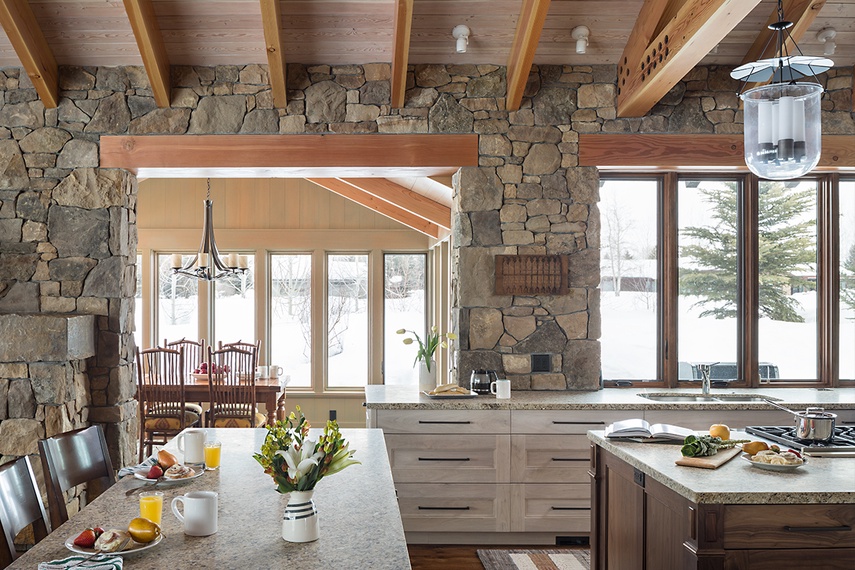 Kitchen - Paintbrush Retreat - Jackson Hole, WY - Luxury Villa Rental