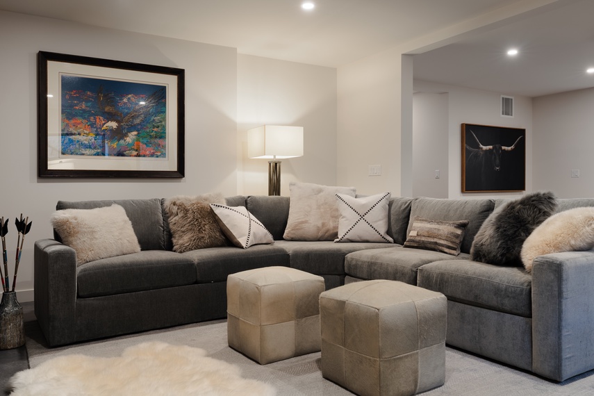 Living Area - Oatgrass Escape - Jackson, WY - Luxury Villa Rental