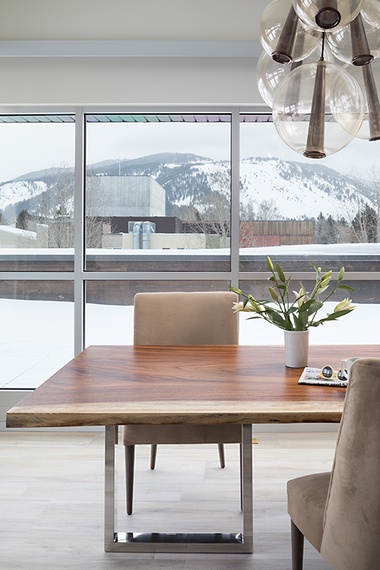 Dining - Penthouse on Glenwood 407 - Jackson Hole, WY - Luxury Villa Rental