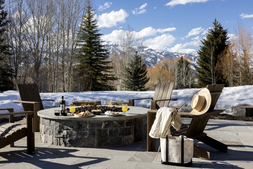 Firepit - Aspen Vista - Jackson, WY - Luxury Villa Rental
