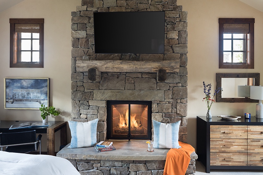 Primary Bedroom - Shooting Star Cabin 02 - Teton Village, WY - Luxury Villa Rental