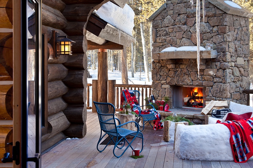 Deck - Lost in the Woods - Wilson, WY - Luxury Villa Rental