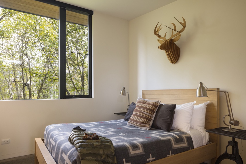 Guest House Guest Bedroom 1 - Wilderness Meadow - Jackson Hole, WY - Private Luxury Villa Rental