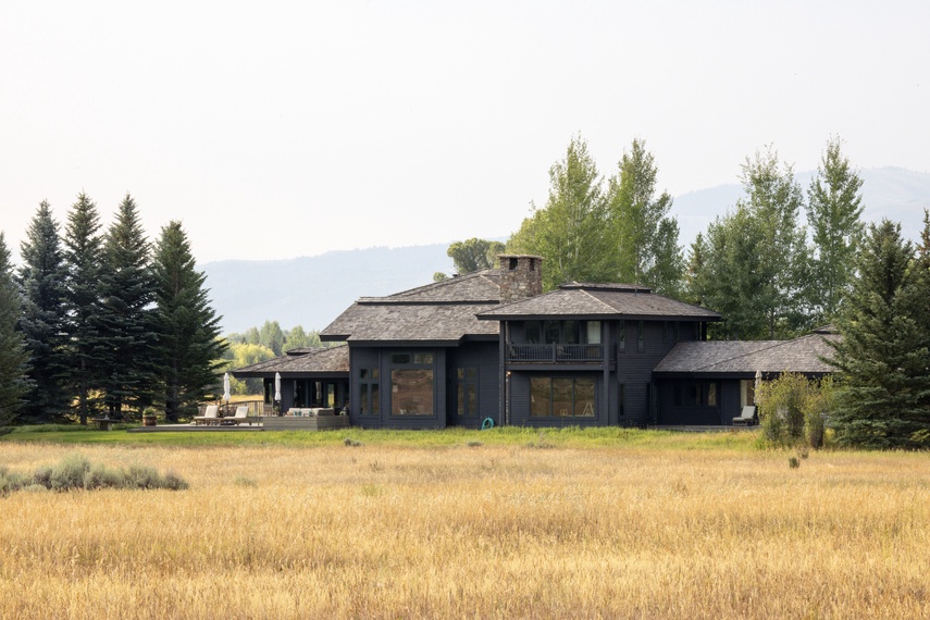 Back Exterior - Retreat on the Creek - Jackson Hole, WY - Luxury Villa Rental