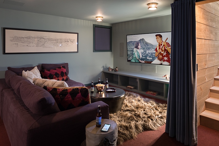 Media Room - Sundown - Jackson WY - Luxury Villa Rental