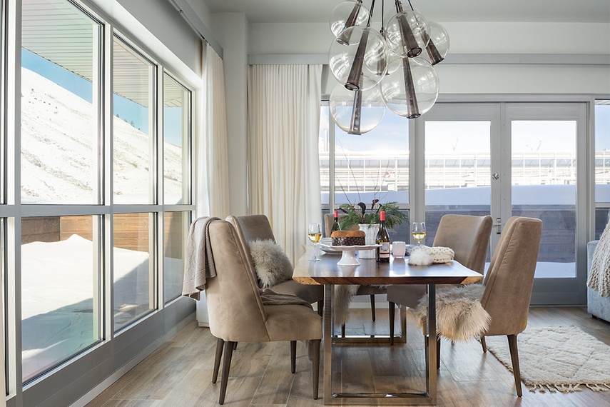 Dining - Penthouse on Glenwood 403 - Jackson Hole, WY - Luxury Villa Rental