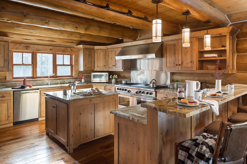 Kitchen - Lost in the Woods - Wilson, WY - Luxury Villa Rental