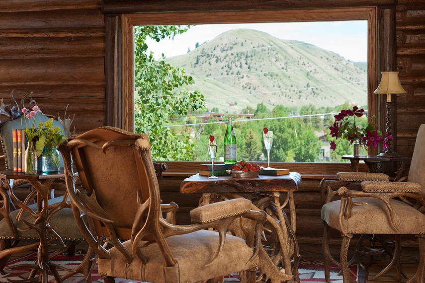 Sitting Area - The Cabin - Jackson Hole, WY - Luxury Cabin Rental