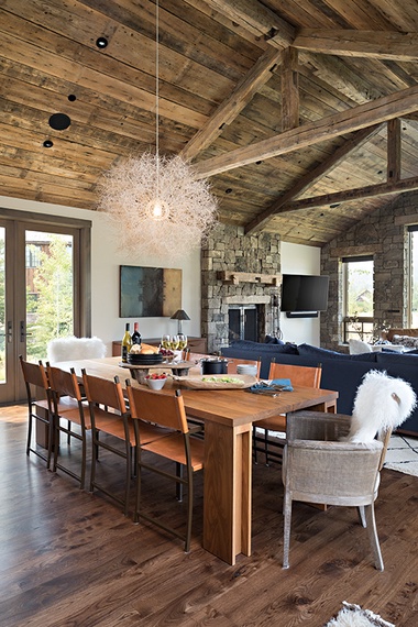 Dining - Four Pines 08 - Teton Village, WY - Luxury Villa Rental